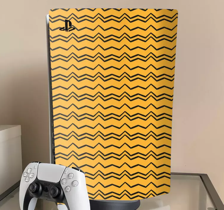 Ps5的皮肤波浪图案保护套 - TenStickers