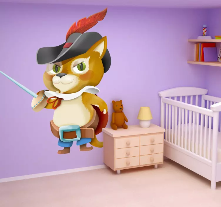 Puss in boots儿童墙贴 - TenStickers