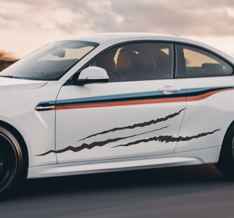 赛车与刮刮车贴纸 - TenStickers