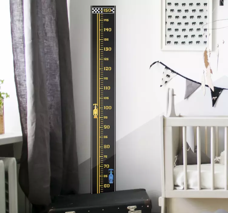 赛道高度图高度图贴纸 - TenStickers