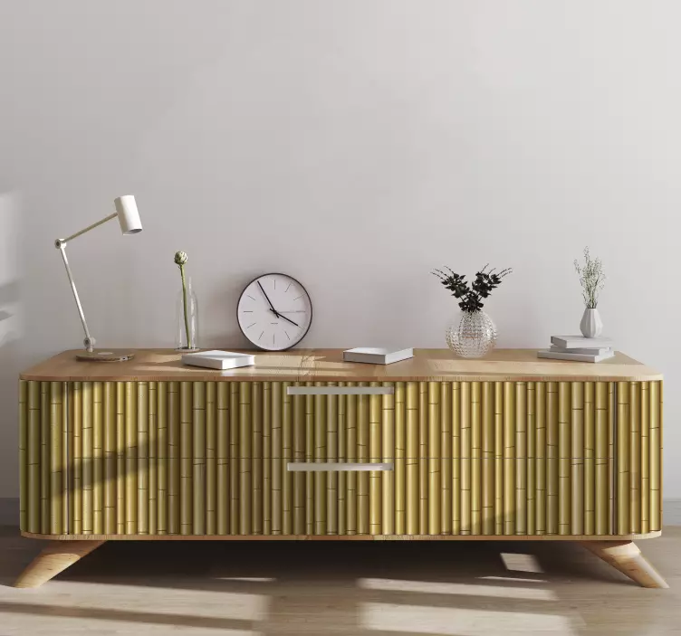 藤条质感家具贴 - TenStickers