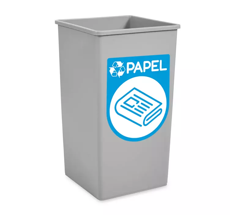 回收纸乙烯基标志 - TenStickers