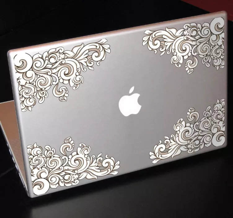 文艺复兴时期的角落笔记本电脑贴纸 - TenStickers