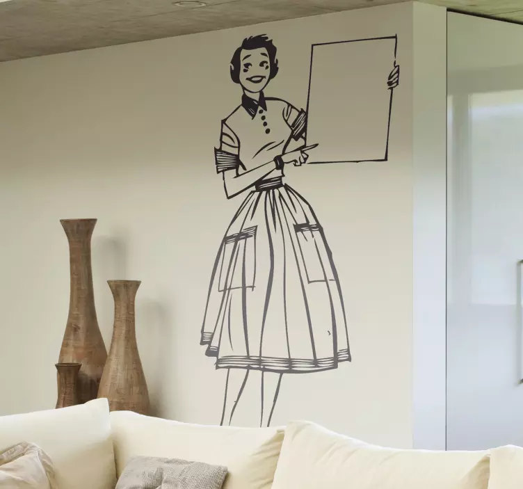 复古老师复古贴纸 - TenStickers