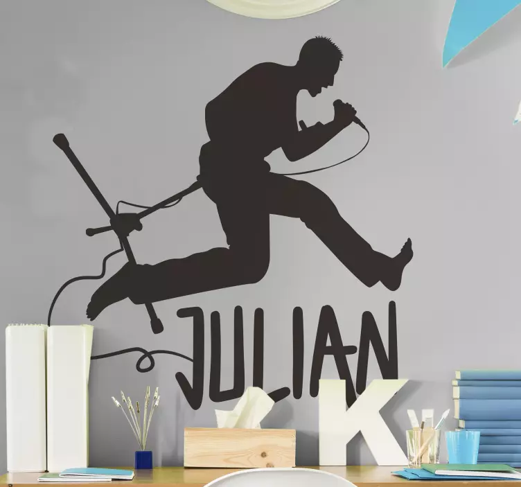 摇滚歌手音乐贴纸 - TenStickers