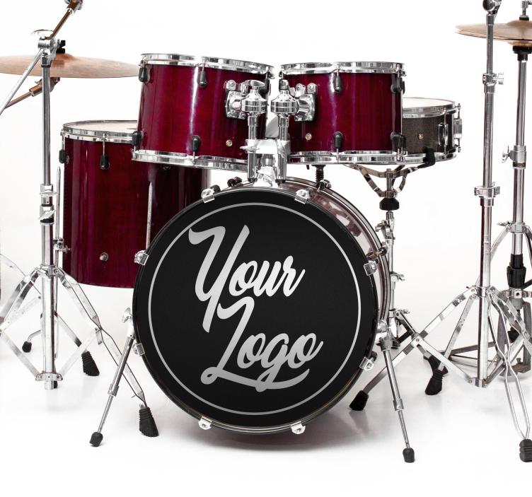 动物贴画定制大鼓头 - TenStickers