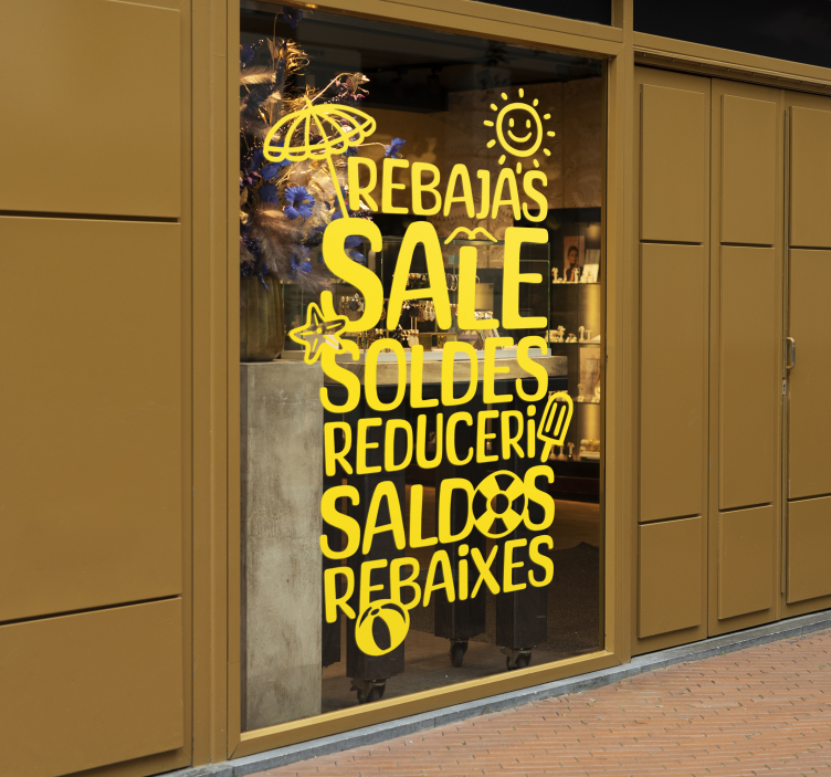 动物贴画 夏季语言 - TenStickers