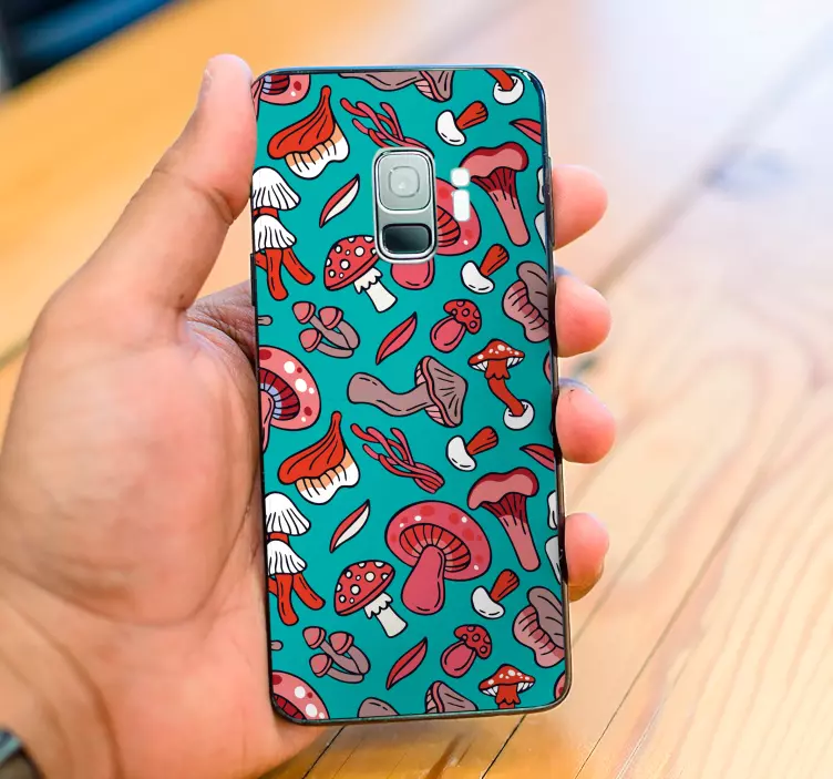 三星的贴纸色彩丰富的蘑菇概念 - TenStickers