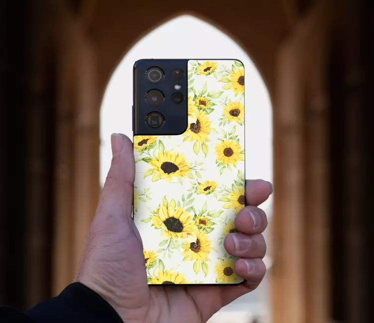 三星的贴纸向日葵图案 - TenStickers