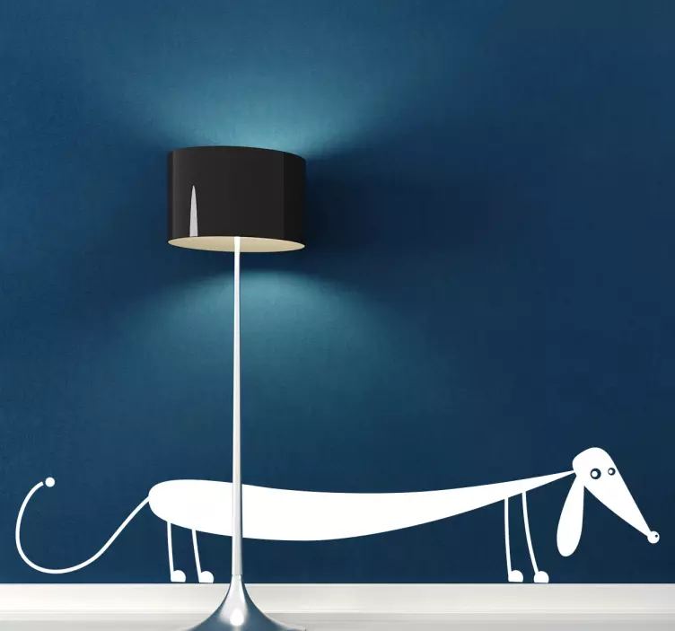 香肠狗墙贴纸 - TenStickers