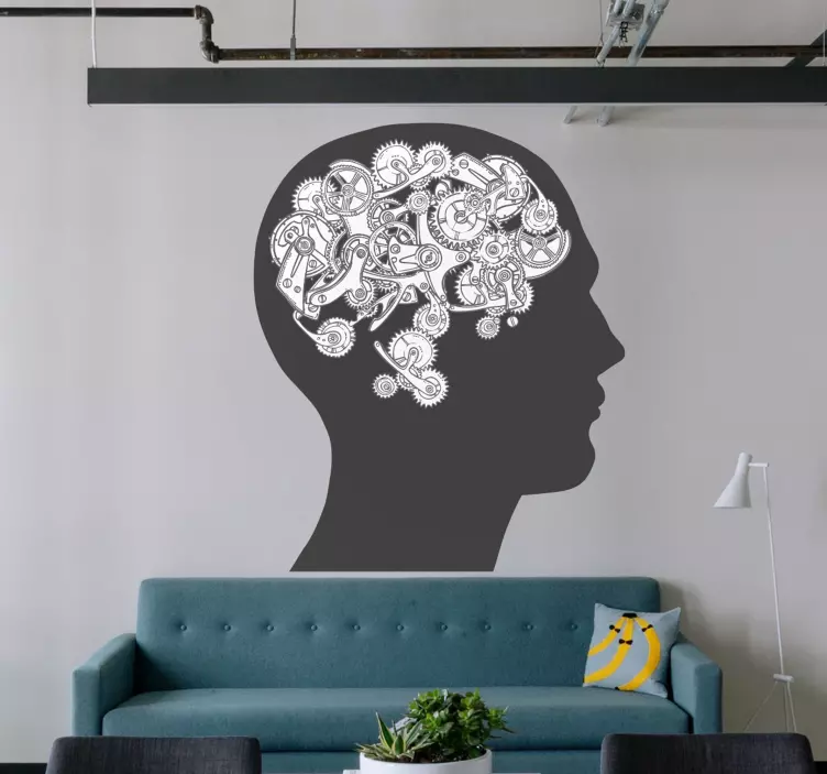 动物贴画认知机制艺术 - TenStickers