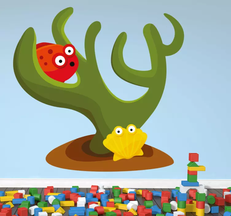 海底生物孩子贴纸 - TenStickers