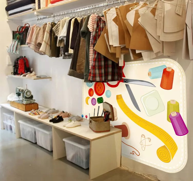 针线包壁画 - TenStickers