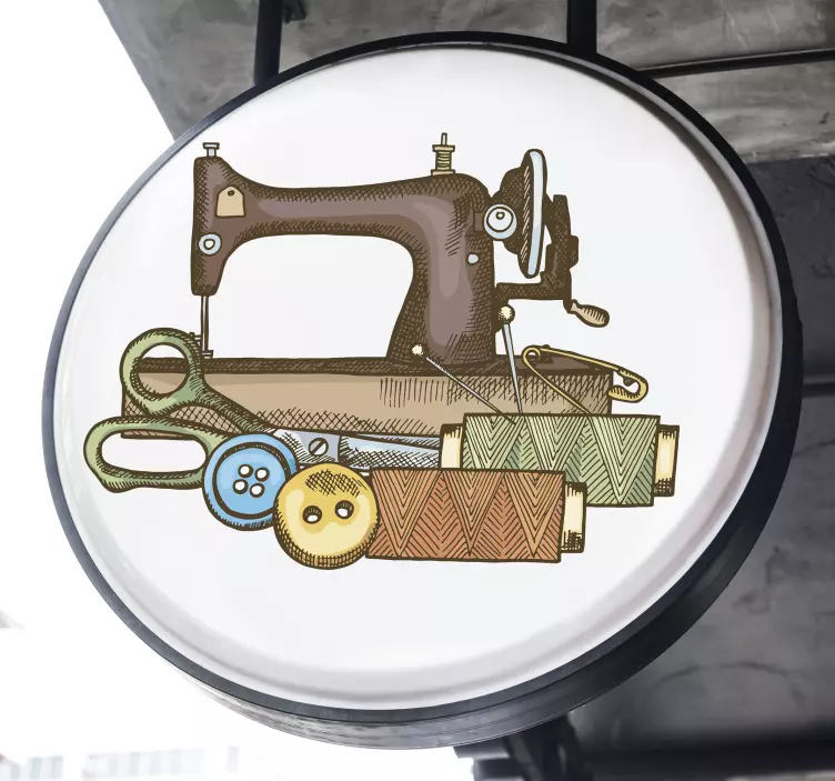 针线包墙艺术贴纸 - TenStickers