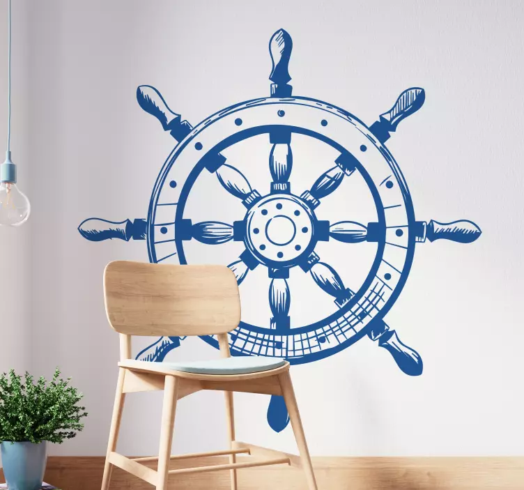 船舵图贴纸 - TenStickers