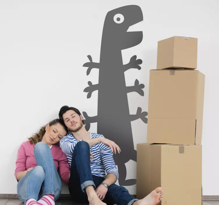 六个武装怪物贴纸 - TenStickers