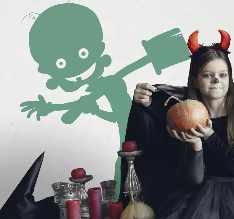 微笑的僵尸贴纸 - TenStickers