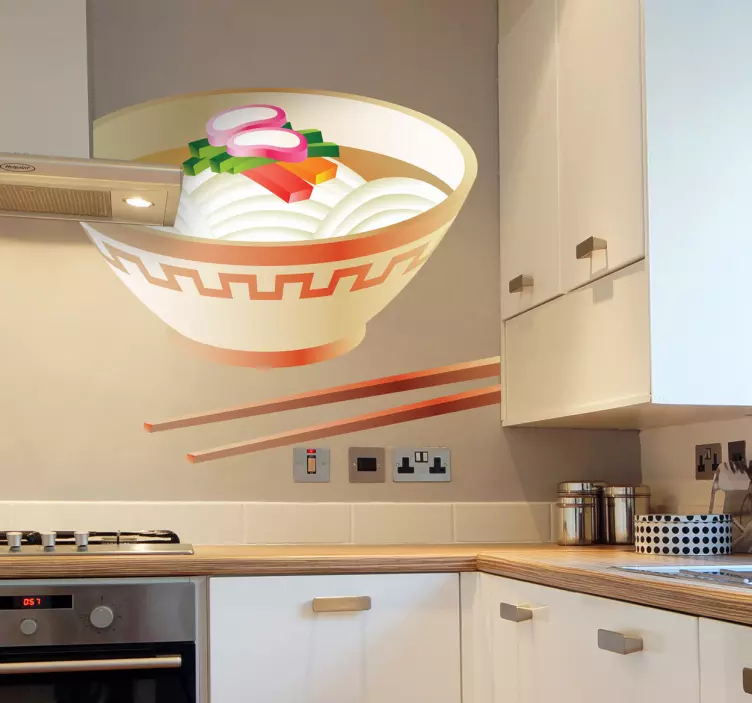 汤东方食品贴花 - TenStickers