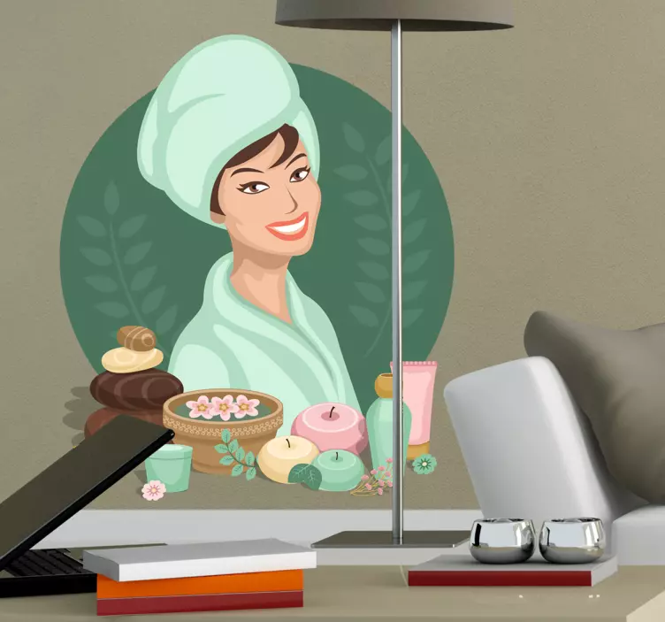 水疗设计贴纸 - TenStickers