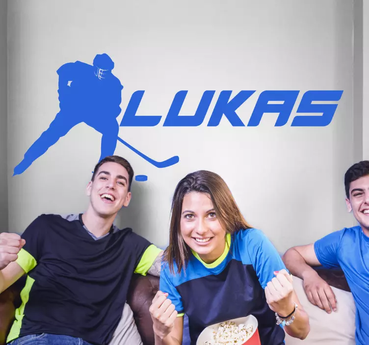 动物贴画 定制曲棍球灵感 - TenStickers