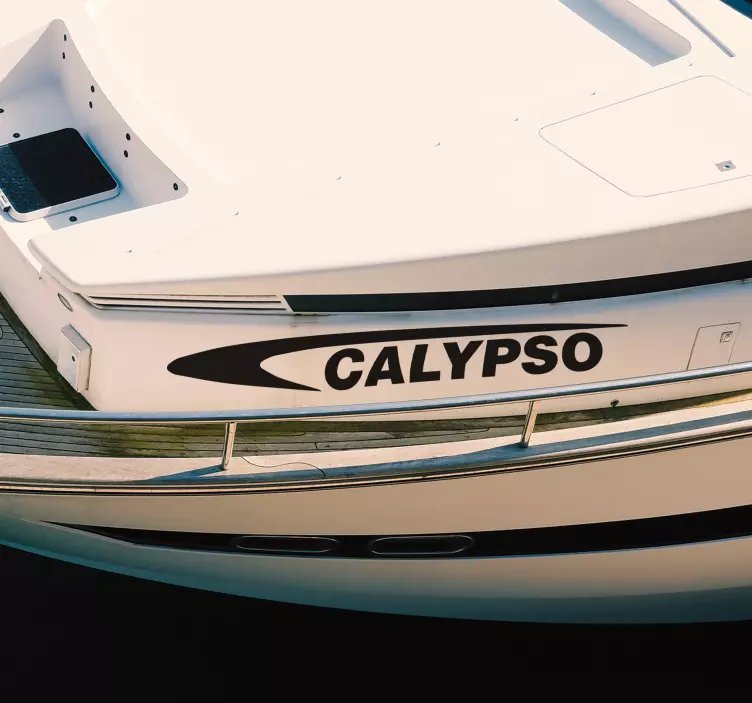 航海类贴纸 体育游艇名称 - TenStickers