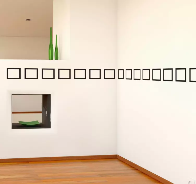 方形边框装饰贴纸 - TenStickers