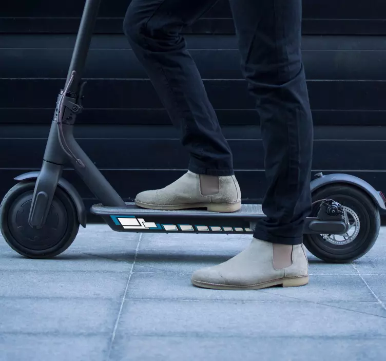 方形贴纸 滑板正方形 - TenStickers