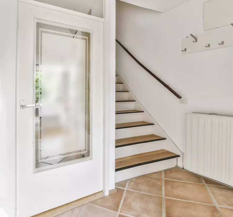 正方形有框透光贴 - TenStickers