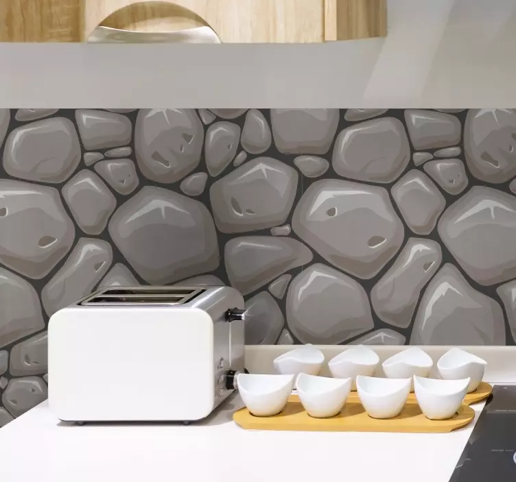 石效果墙壁画贴纸 - TenStickers