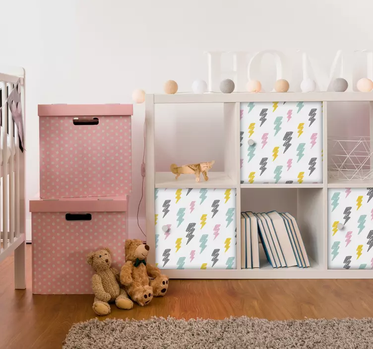 风暴模式家具贴纸 - TenStickers