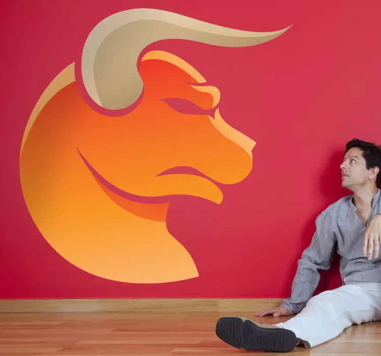 金牛座十二生肖墙贴 - TenStickers