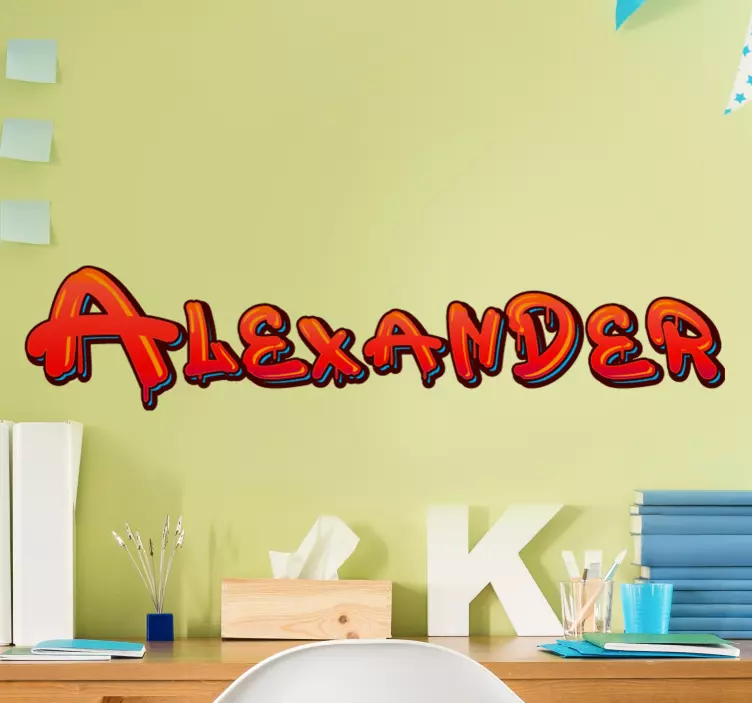 文字贴纸时尚定制名称 - TenStickers