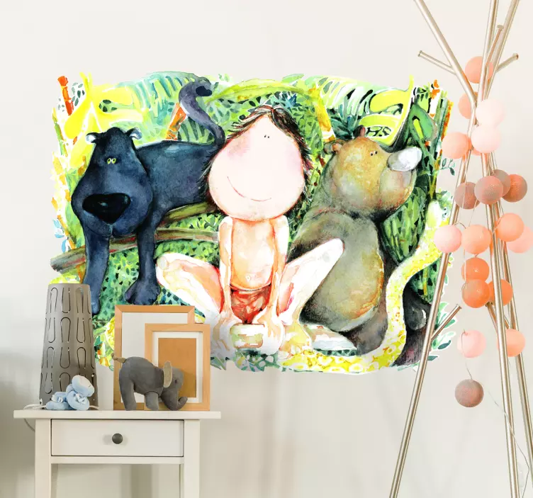 丛林书儿童贴纸 - TenStickers