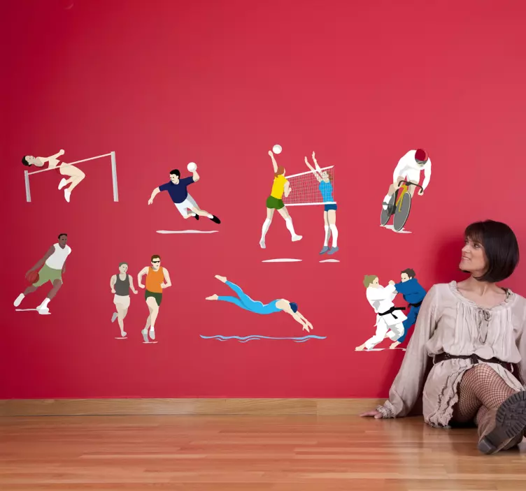 奥运装饰贴 - TenStickers