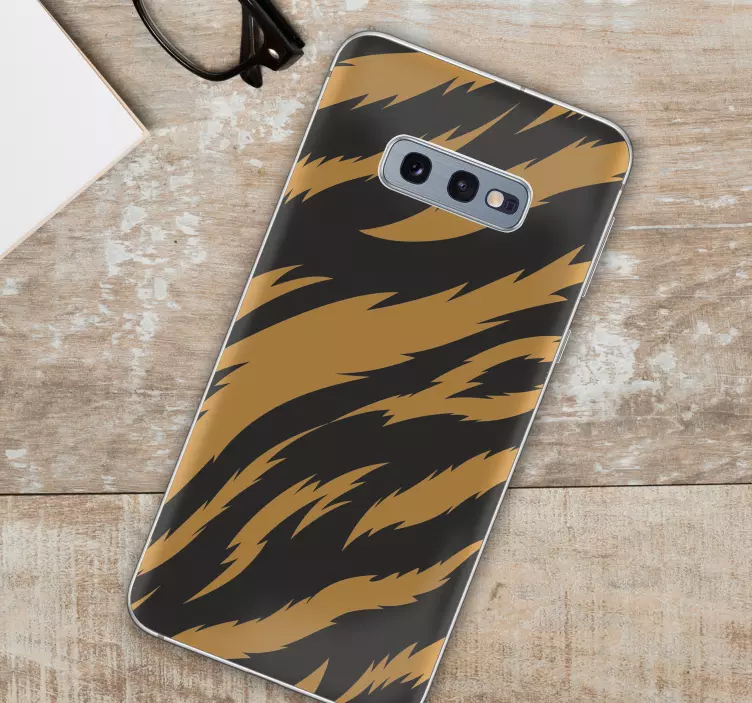 虎皮纹理手机贴纸 - TenStickers