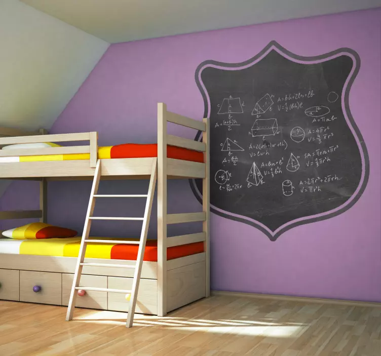 交通标志黑板贴纸 - TenStickers