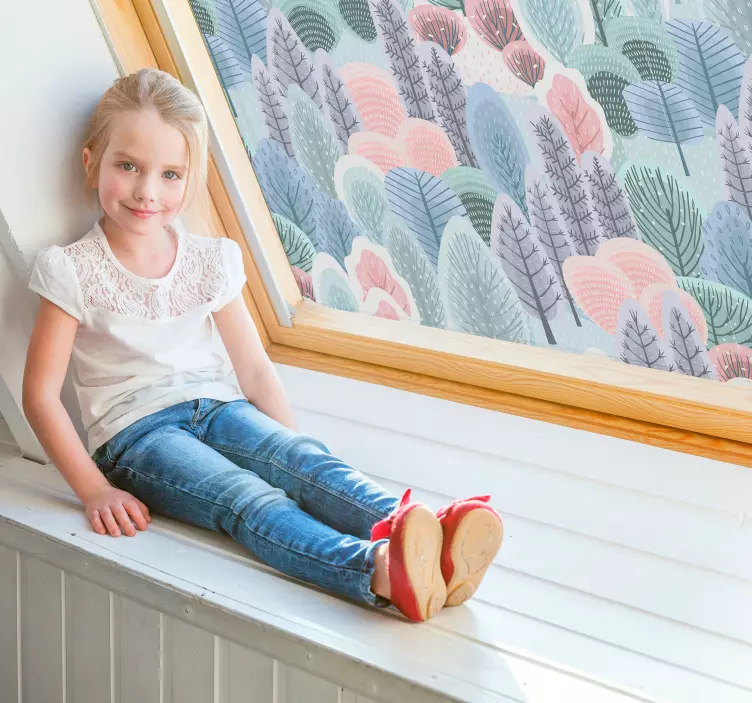 花树窗户贴纸 - TenStickers