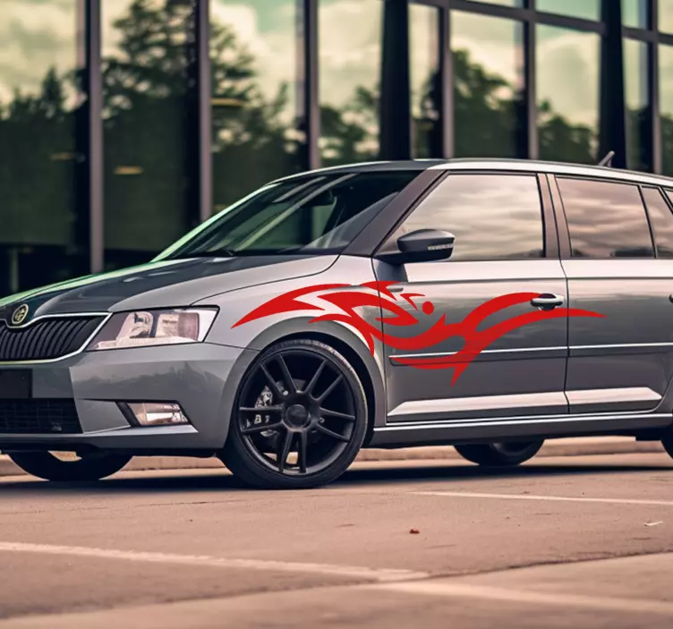 保险杠贴纸 部落的 - TenStickers