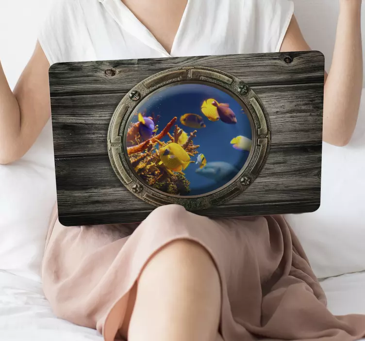 热带鱼笔记本电脑贴纸 - TenStickers