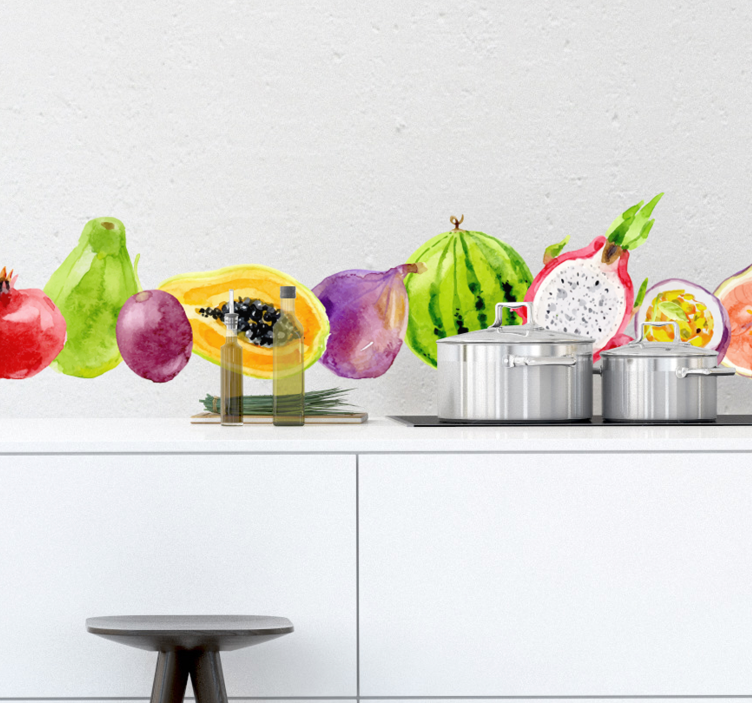 热带水果水果贴纸 - TenStickers