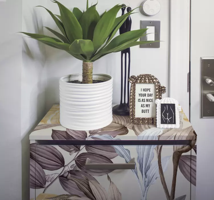 热带植物 xxl 家具贴纸 - TenStickers