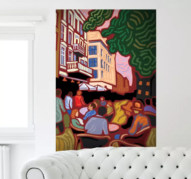 梵高印象派绘画艺术贴花 - TenStickers