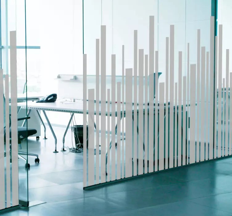 贴纸 其他形状 不規則的垂直線 - TenStickers