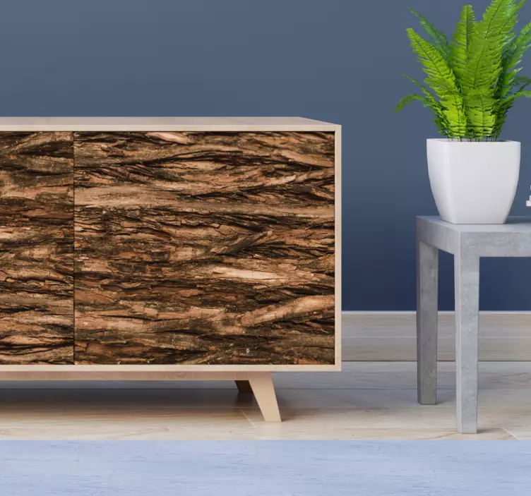 复古风化的木制家具贴纸 - TenStickers