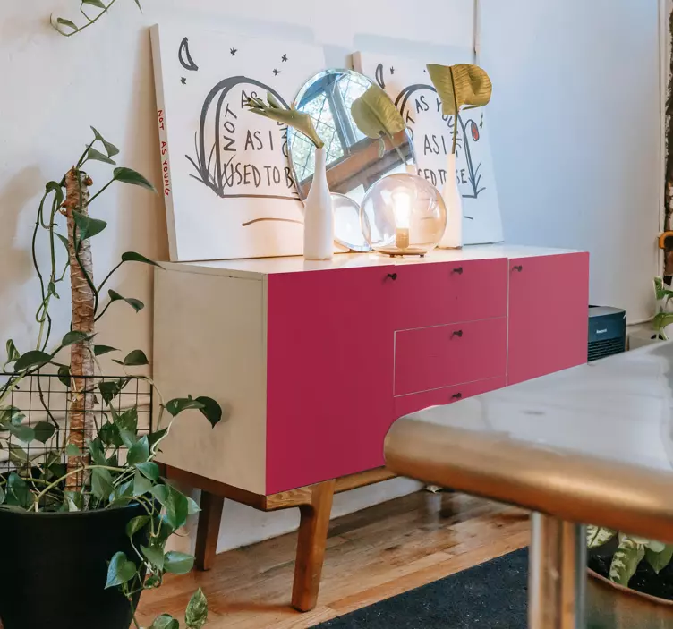 Viva 洋红色家具贴花 3600 - TenStickers