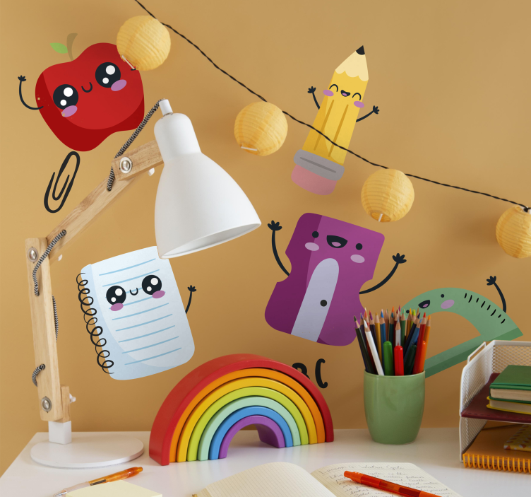 动物贴画开学套装 - TenStickers