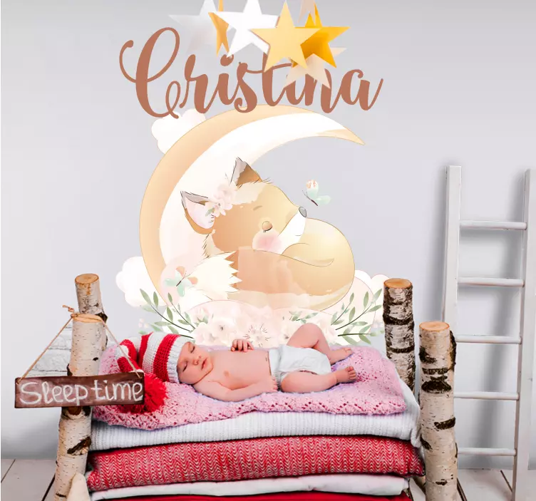 动物贴画 个性化狐狸设计 - TenStickers