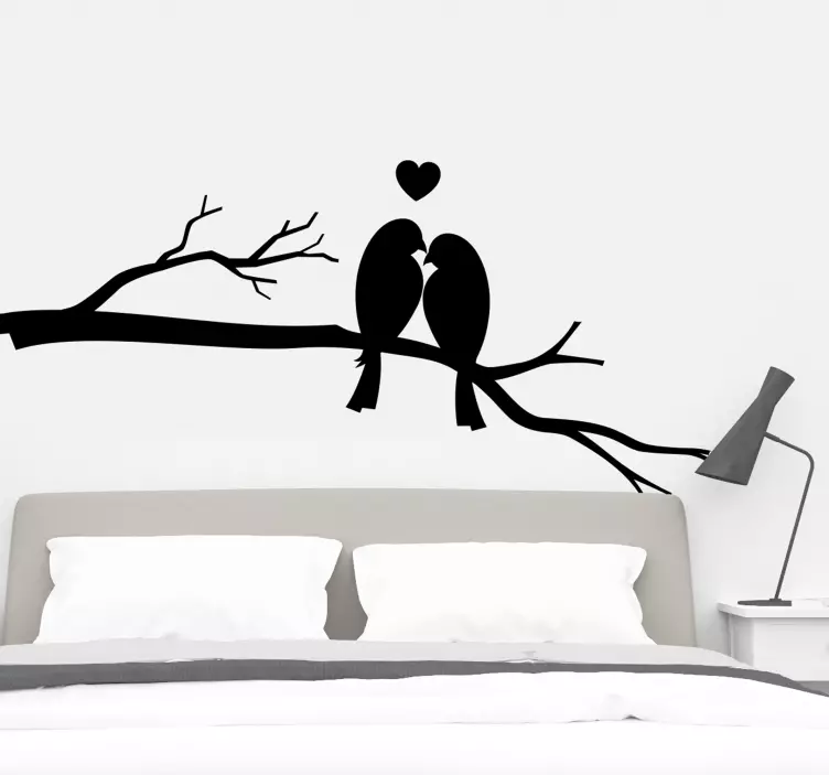 墙面贴纸爱鸟枝头 - TenStickers