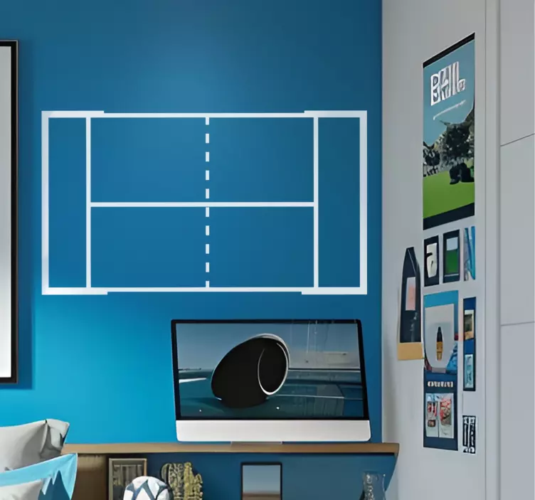 运动贴纸适用于划桨场地 - TenStickers