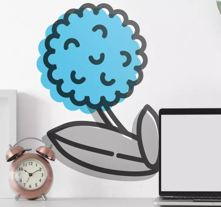 动物贴画与趣味花卉元素相结合 - TenStickers